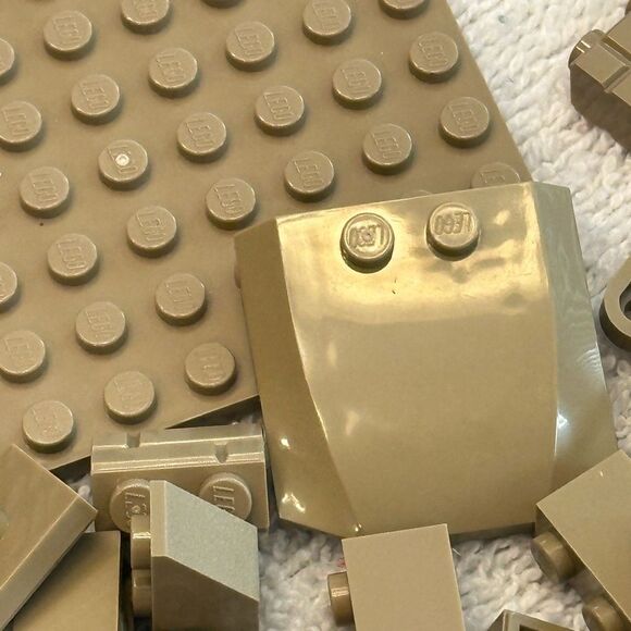 Lego Dark Tan Color Sorted Bricks Pieces Plates Parts Bulk Assorted Lot - Picture 2 of 12